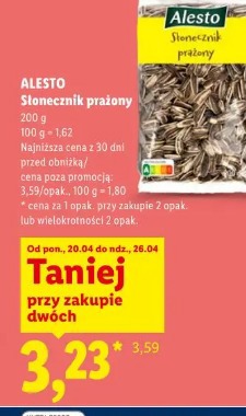 Alesto Słonecznik prażony