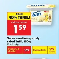 Serek waniliowy prosty skład Tutti