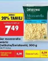 Ser mozzarella wiórki Delikate/Światowid