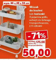 Wózek do kuchni lub łazienki