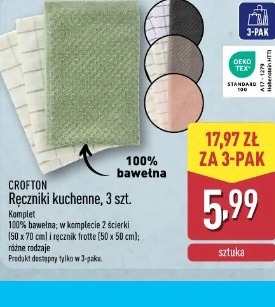 Crofton Ręczniki kuchenne, 3 szt.