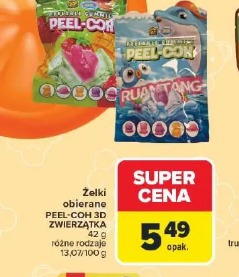 Żelki obierane Peel-Coh 3D Zwierzątka