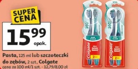 Pasta, 125 ml lub szczoteczki do zębów, 2 szt. Colgate