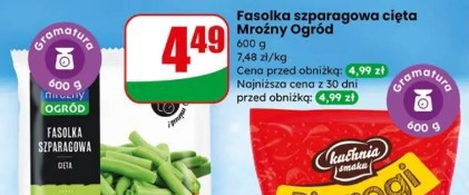 Fasolka szparagowa cięta Mrożny Ogród