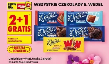 Wszystkie czekolady E.Wedel