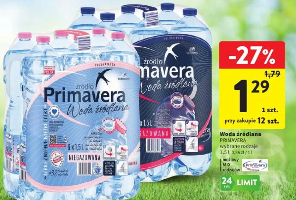 Primavera Woda źródlana