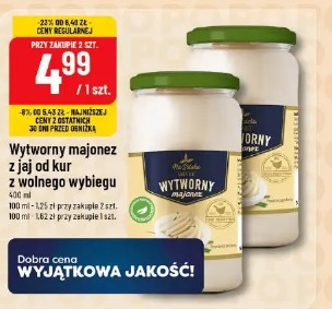 Wytworny majonez z jaj od kur z wolnego wybiegu
