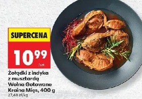 Żołądki z indyka z musztardą Wolno Gotowane Kraina Mięs