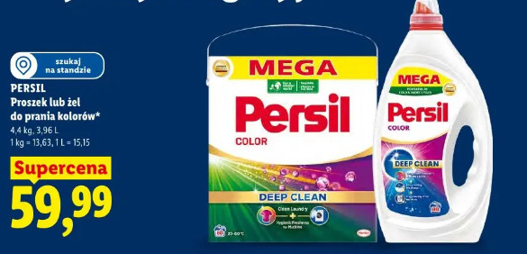 Proszek lub żel do prania kolorów Persil