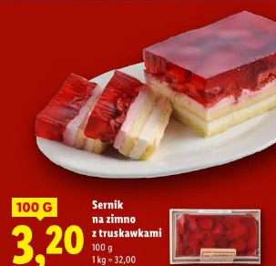 Sernik na zimno z truskawkami