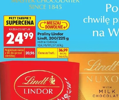 Praliny Lindor Lindt