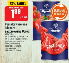 Pomidory krojone lub całe Zaczarowany Ogród