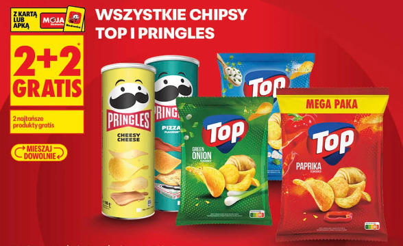 Wszystkie chipsy Top i Pringles