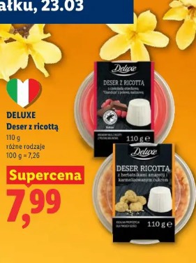 Deluxe Deser z ricottą