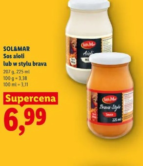 Sol&Mar Sos aioli lub w stylu brava