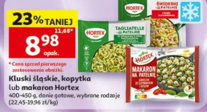 Kluski śląskie, kopytka lub makaron Hortex