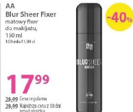 AA Blur Sheer Fixer matowy fixer do makijażu