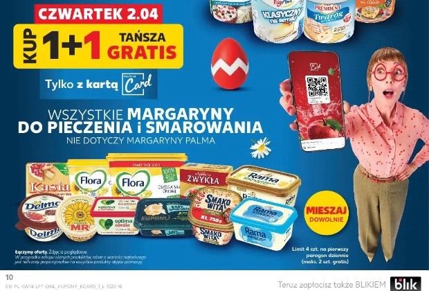 Wszystkie margaryny do pieczenia i smarowania
