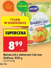 Babeczki z zielonym lukrem Gellwe