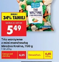 Trio warzywne z mini marchewką Mroźna Kraina