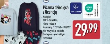 Piżama dziecięca z licencją