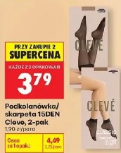 Cleve Podkolanówka/skarpetka 15DEN Cleve, 2-pak