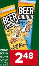 Orzechy ziemne, słonecznik łuskany prażony solony Beer Crunch