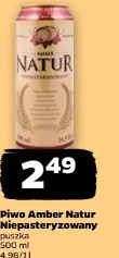 Piwo Amber Natur Niepasteryzowany