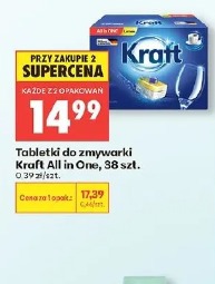 Kraft All in One tabletki do zmywarki 38 szt.