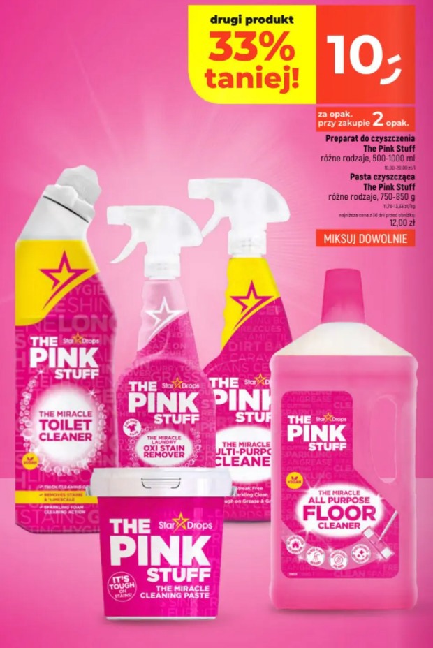 Preparat do czyszczenia The Pink Stuff