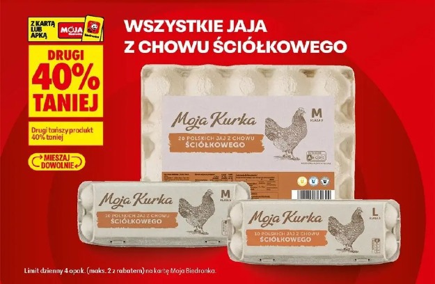 Wszystkie jaja z chowu ściółkowego