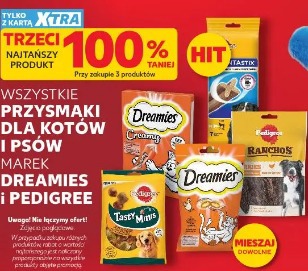 Wszystkie przysmaki dla kotów i psów marek Dreamies i Pedigree