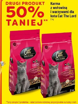 Karma z wołowiną i warzywami dla kota Cat The Lord