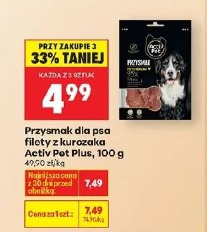 Przysmak dla psa filety z kurczaka Acti Pet Plus, 100 g