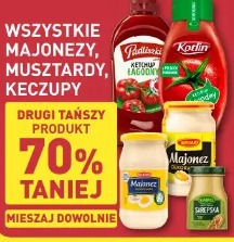 Wszystkie majonezy, musztardy, ketchupy