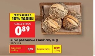 Bułka poznańska z makiem