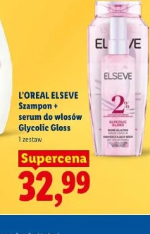 L’Oreal Elseve Szampon + serum do włosów Glycolic Gloss