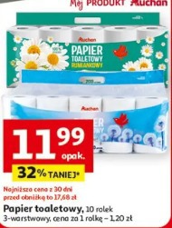 Papier toaletowy rumiankowy, Auchan