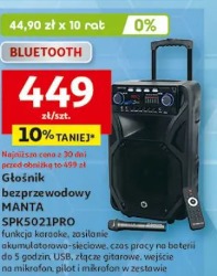 Głośnik bezprzewodowy MANTA SPK5021PRO