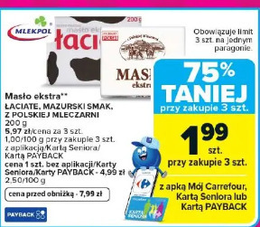 Łaciate, Mazurski Smak masło ekstra