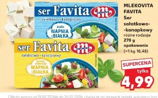 Mlekovita Favita Ser sałatkowo-kanapkowy