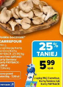 Polskie boczniaki Carrefour