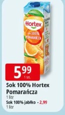 Sok 100% Hortex Pomarańcza