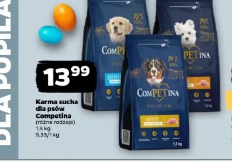 Karma sucha dla psów Competina