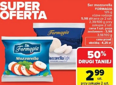Ser mozzarella FORMAGIA