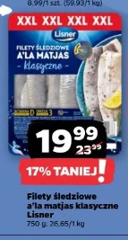 Filety śledziowe a'la matjas klasyczne Lisner