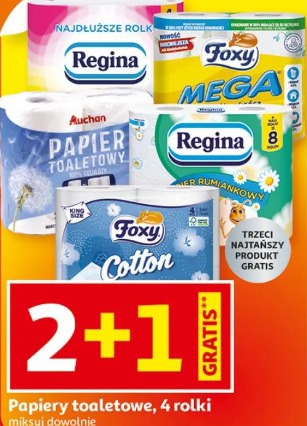 Papiery toaletowe, 4 rolki