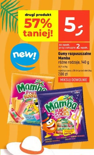 Gumy rozpuszczalne Mamba