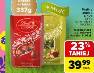 Praliny Lindor Lindt