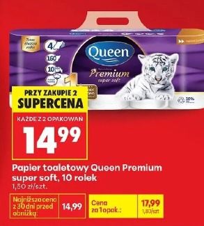 Papier toaletowy Queen Premium super soft